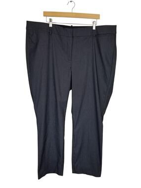 Lane Bryant The Allie Career Work Pants Navy Blue White Pinstripe Womens Plus 26